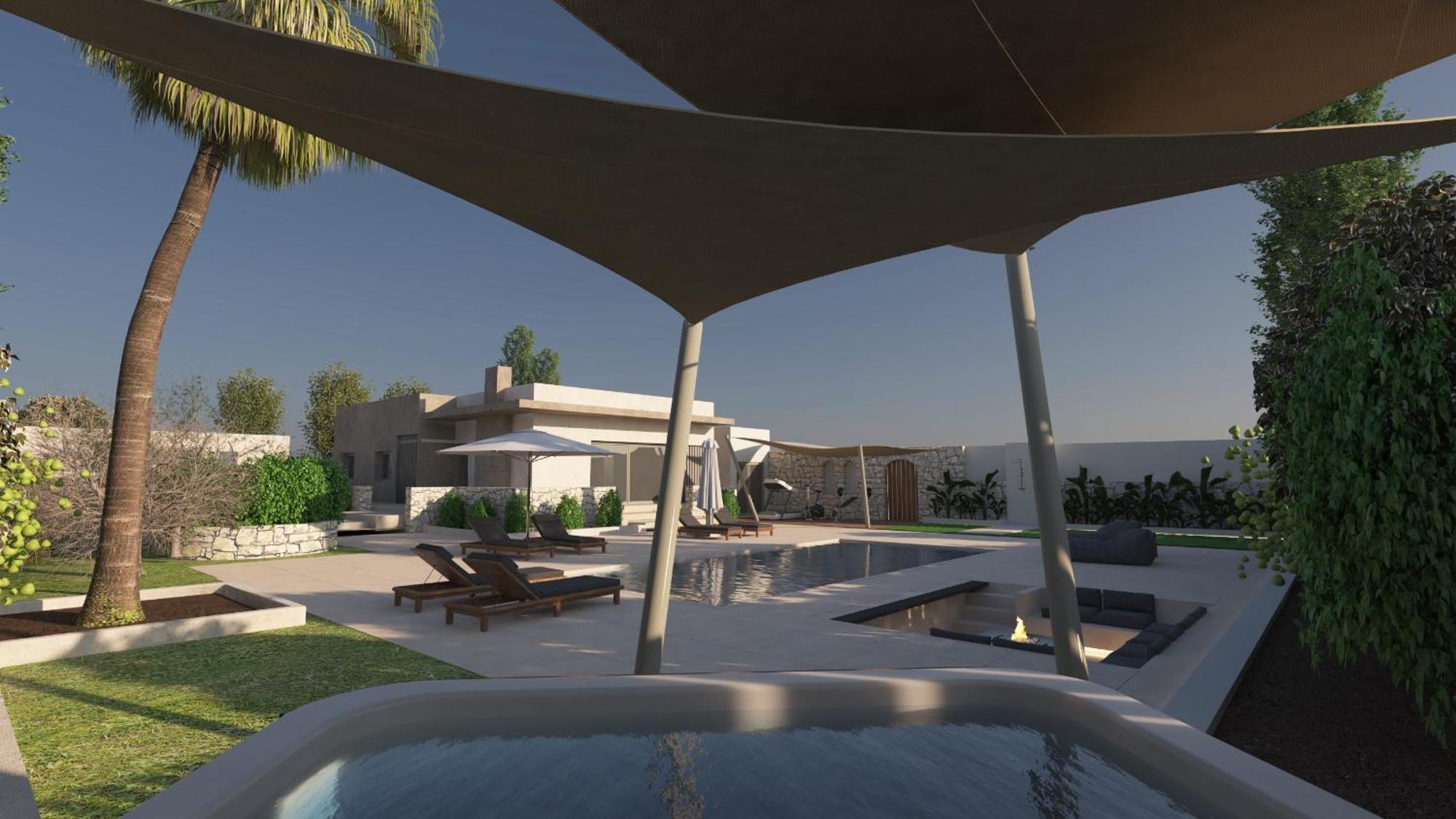 Green Acre Villa Karteros Exterior foto